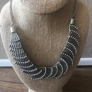 Pave Fan Necklace